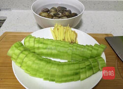 蛤蜊丝瓜的做法图解4