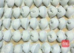 猪肉香荠菜饺子的做法图解5