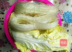 白菜粉丝炖排骨的做法图解2