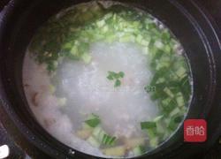 青菜瘦肉粥的做法图解4