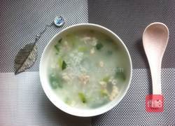 青菜瘦肉粥的做法图解6