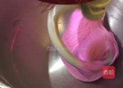 火龙果汁玫瑰花馒头的做法图解2