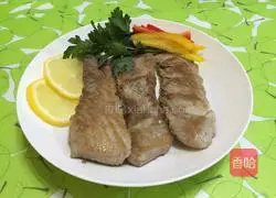 Illustration of how to fry tuna 8