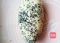 黑芝麻土司的做法图解1