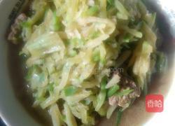 清炒水萝卜的做法图解3