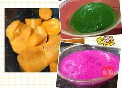 三色蝴蝶面的做法图解1