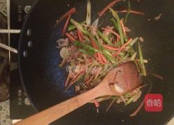 肉丝粉条炒包菜的做法图解4