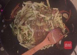 肉丝粉条炒包菜的做法图解6