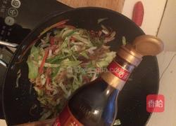 肉丝粉条炒包菜的做法图解7
