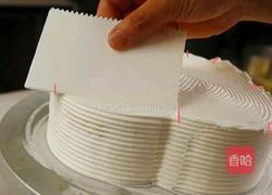 家庭心形蛋糕抹面的做法图解17