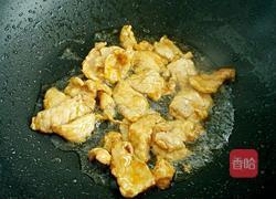 荷兰豆炒肉的做法图解3