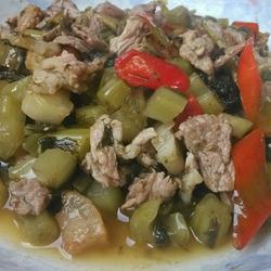 辣椒炒酸菜的做法[图]