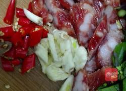 菜苔炒腊肉的做法图解1