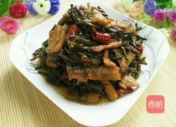 五花肉烧干豆角的做法图解9