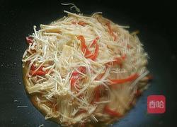 金针菇炒肉丝的做法图解6