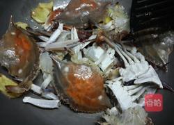 姜葱炒花蟹的做法图解5