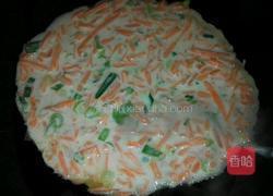 胡萝卜鸡蛋葱油饼的做法图解6