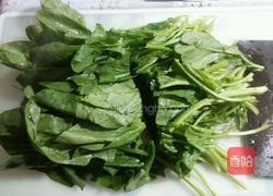 花生米拌菠菜的做法图解2
