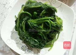 花生米拌菠菜的做法图解3