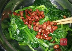 花生米拌菠菜的做法图解8