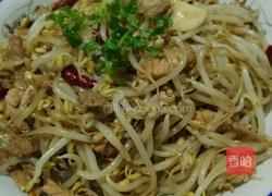 家常炒豆芽的做法图解7