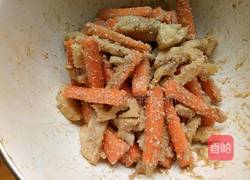 粉蒸胡萝卜藕的做法图解6