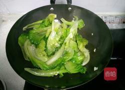 清炒生菜的做法图解3