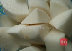 白萝卜炖排骨的做法图解2