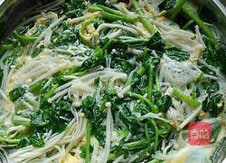 西洋菜金针菇蛋花汤的做法图解7