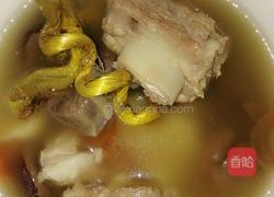 石斛排骨猪肺汤的做法图解4