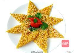 甜点：玉米黄金烙的做法图解8