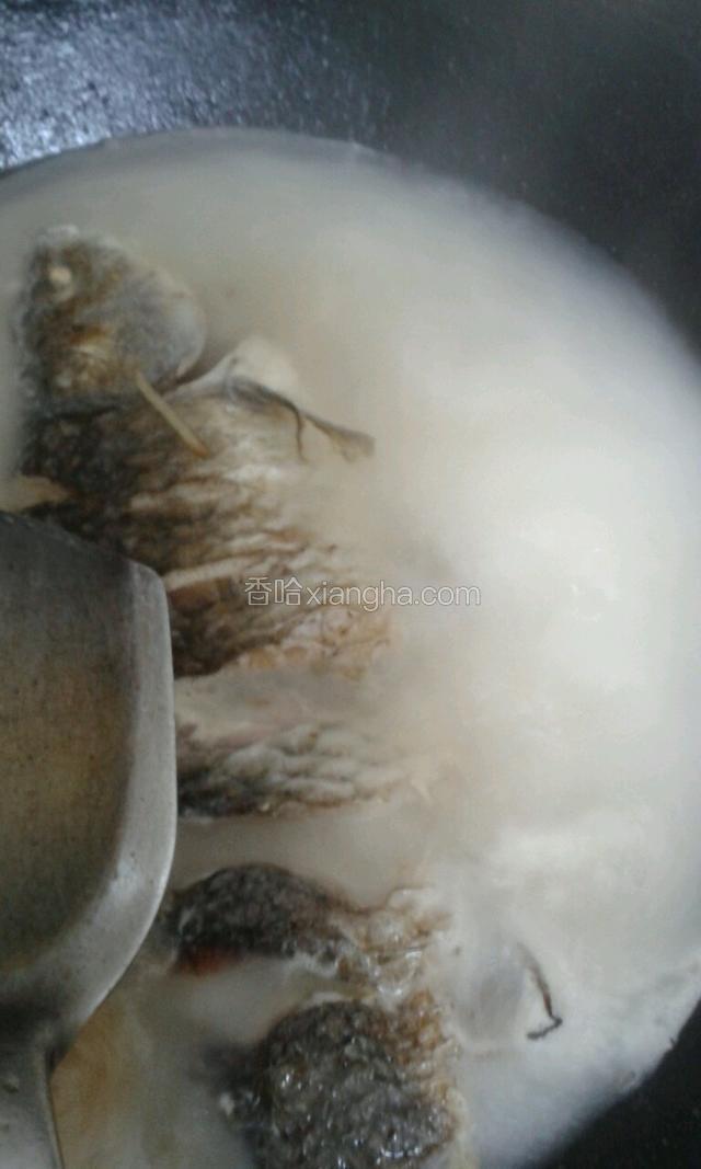 一直煮到汤变白