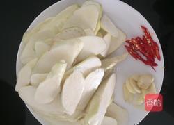 茭白炒牛肉的做法图解2