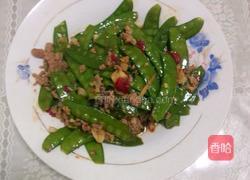 肉末炒扁豆的做法图解5