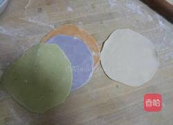 彩色水饺。的做法图解5