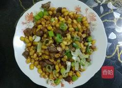 牛肉粒炒黄豆芽的做法图解6