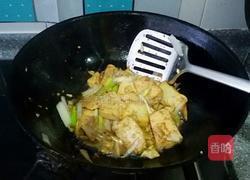 大葱烧豆腐的做法图解4