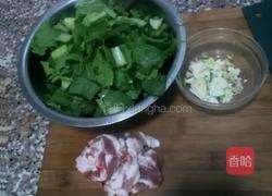 山药泥泥小白菜的做法图解2