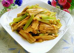 香芹炒腐竹