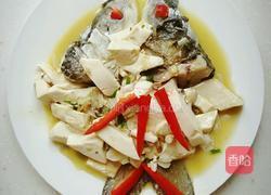 鱼头炖豆腐（幼儿食谱）的做法图解4