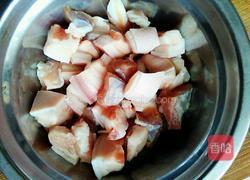 蒜薹炒肉的做法图解2