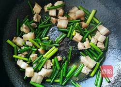 蒜薹炒肉的做法图解13