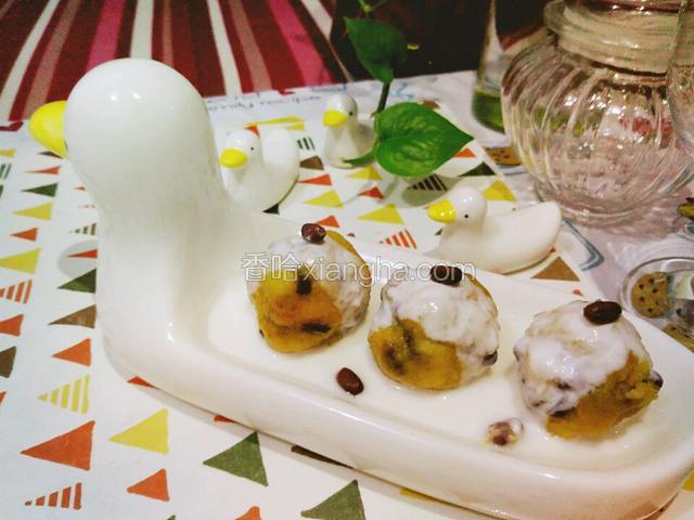 地瓜红豆小点心