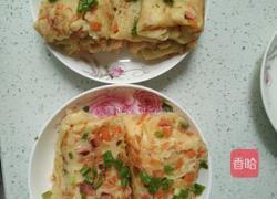 胡萝卜火腿煎饼的做法图解6