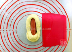 小麦胚芽热狗面包的做法图解7