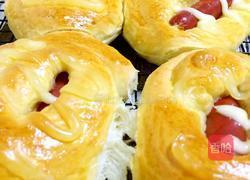 小麦胚芽热狗面包的做法图解12