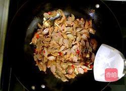 双椒爆鸡胗的做法图解4