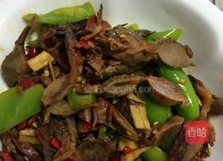 双椒爆鸡胗的做法图解7