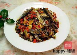 香辣鱼干的做法图解8