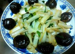 冬菇炒白菜